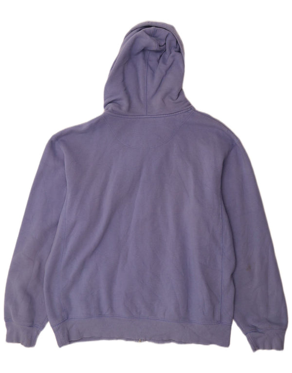 Nike Herren Zip Hoodie Pullover UK 45/47 XL Lila Baumwolle