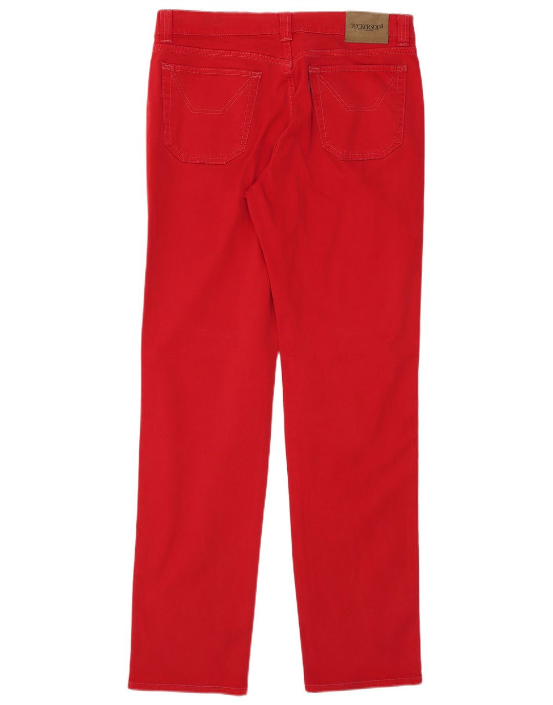 Jeckerson Herren Slim Jeans W36 L34 Rote Baumwolle