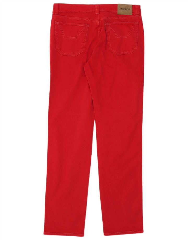 Jeckerson Herren Slim Jeans W36 L34 Rote Baumwolle