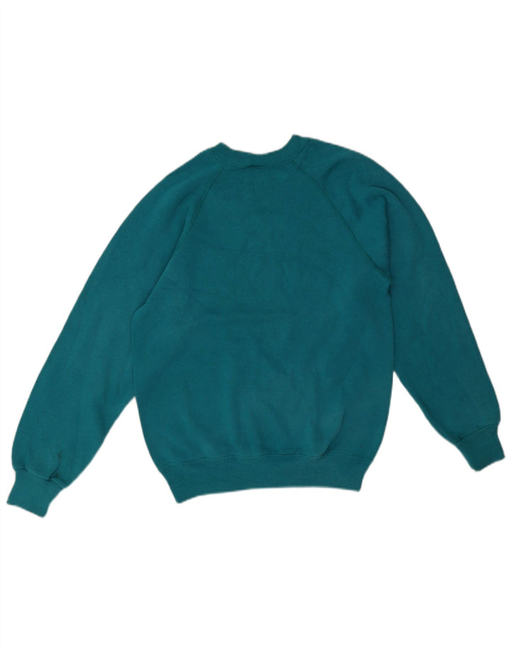 Lee Damen-Pullover mit Rundhalsausschnitt, UK 14, mittelblaue Baumwolle