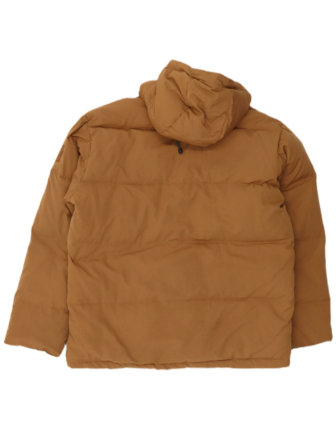Murphy & Nye Wattierte Herrenjacke mit Kapuze, UK 42 2XL, Beige, Polyester