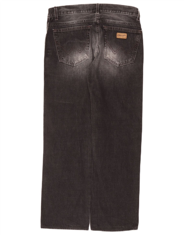 Wrangler Herren Dakota Straight Jeans W32 L30 Graue Baumwolle
