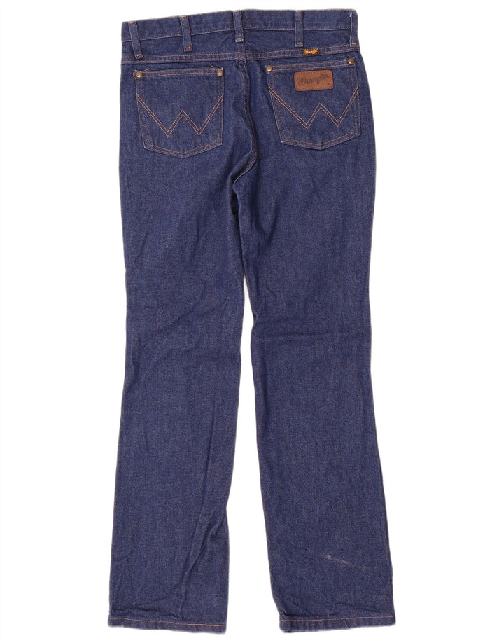 Wrangler Herren Slim Jeans W30 L30 Marineblaue Baumwolle