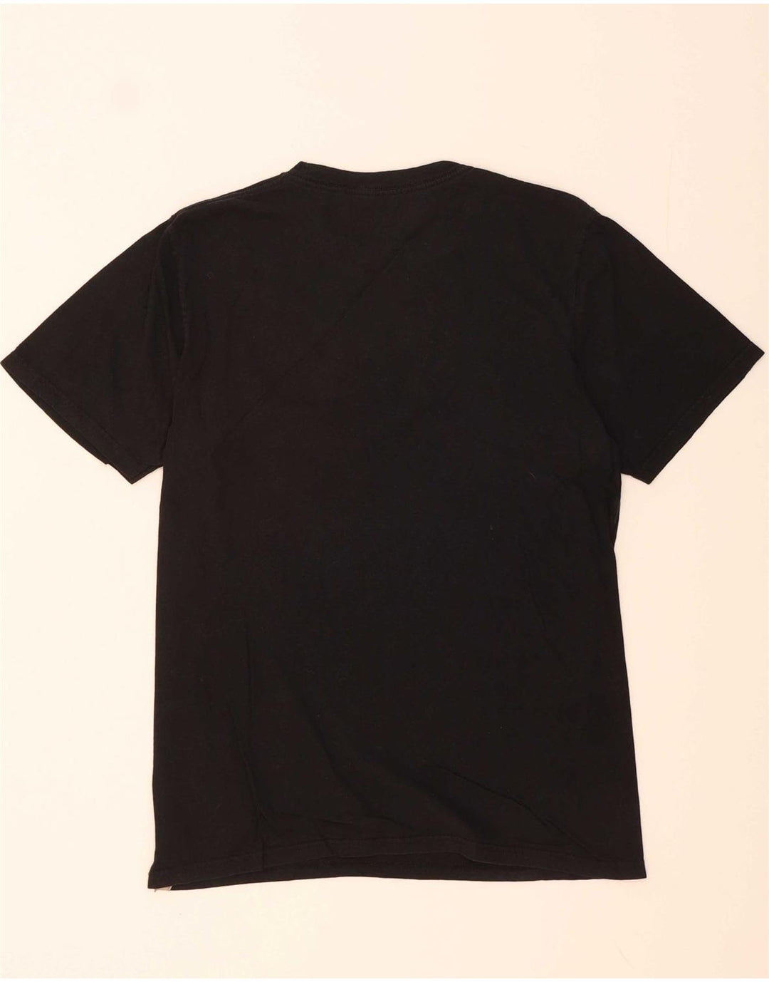 ADIDAS Mens Nebraska Graphic T-Shirt Top Medium Black Cotton