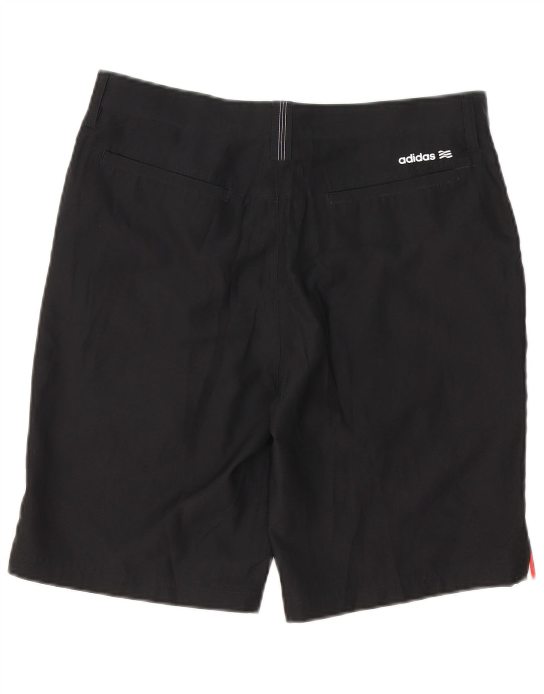 ADIDAS Herren Chino Shorts Medium W32 Schwarz Baumwolle