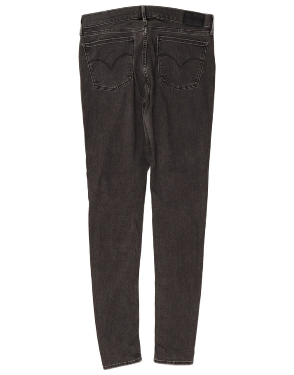 Levi's Damen 710 Super Skinny Jeans W29 L32 Graue Baumwolle