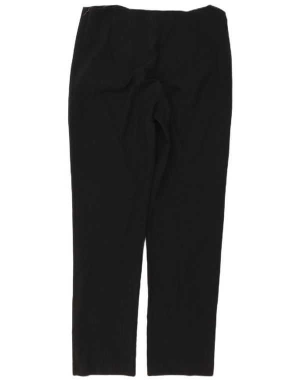 Marks & Spencer Damen Tapered Freizeithose UK 12 Medium W32 L30 Schwarz