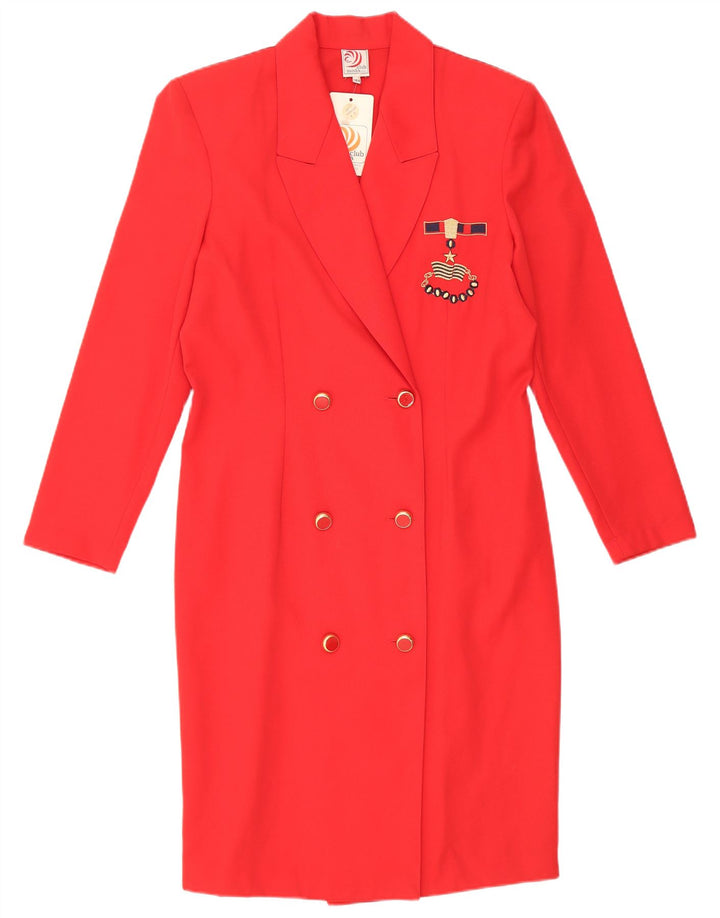 Vintage Damen Etuikleid IT 44 Mittelrot