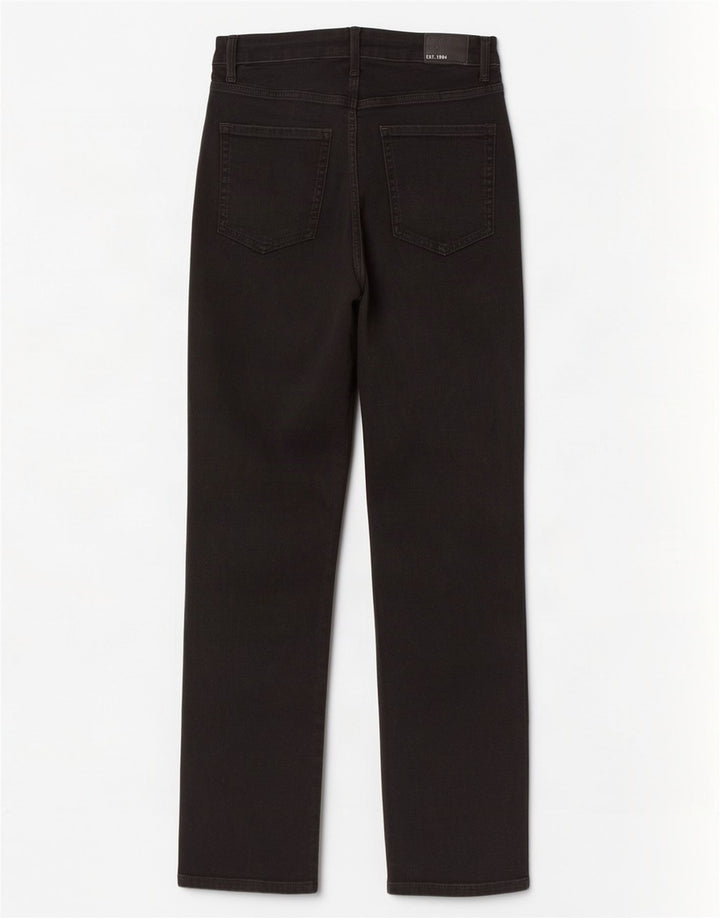 Marks & Spencer Damen Sienna Straight Jeans UK 12 Medium W28 L28 Schwarz