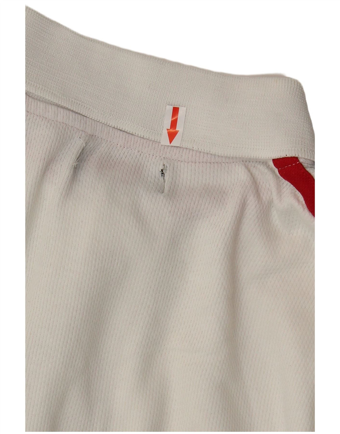 Kappa Herren-Poloshirt, klein, weiße Colourblock-Baumwolle