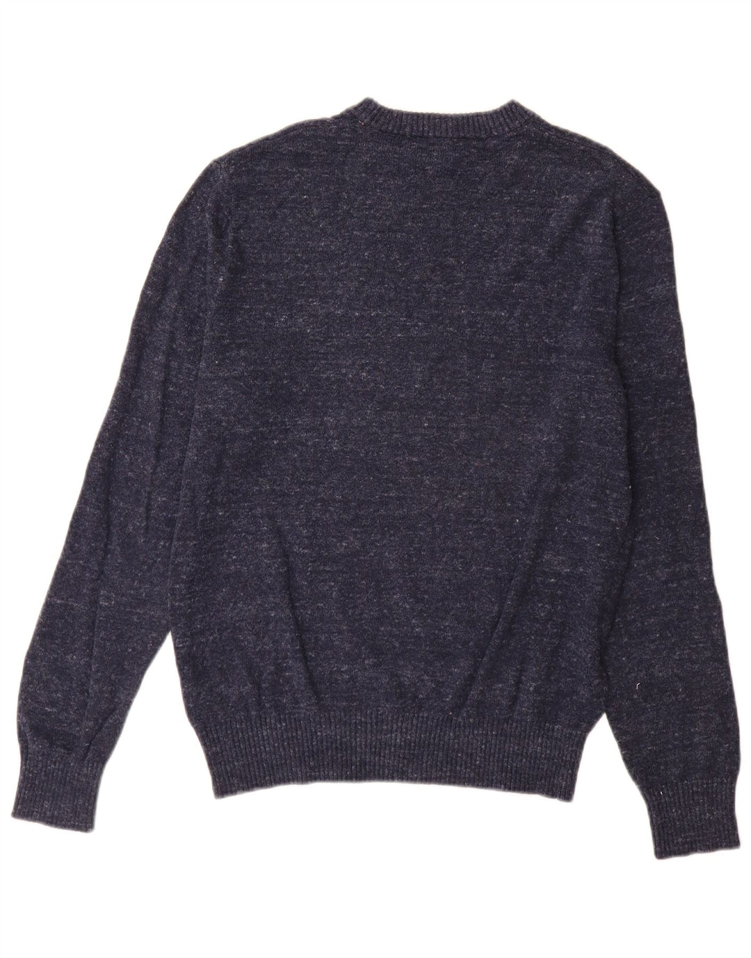 Gap Herren-Pullover mit Rundhalsausschnitt, mittlere marineblaue gesprenkelte Baumwolle
