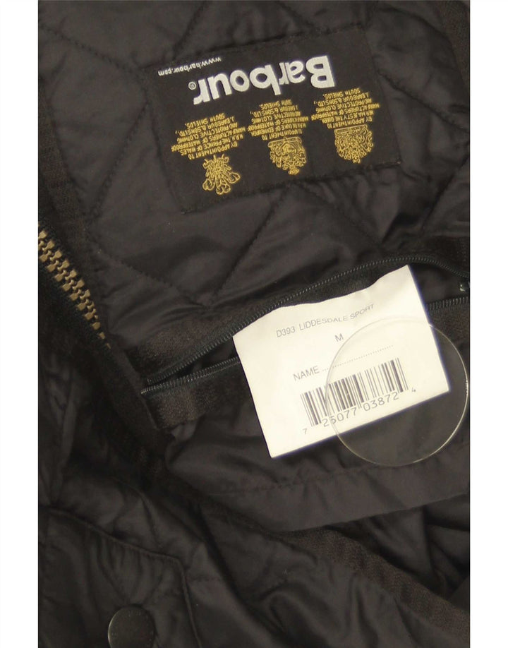 Barbour Herren Steppjacke UK 38 Medium Schwarz Polyamid