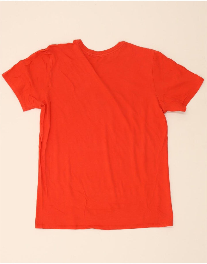 NIKE Mens Graphic T-Shirt Top Medium Red Vintage Nike and Second-Hand Nike from Messina Hembry 