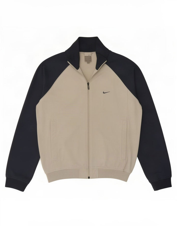 Nike Herren-Trainingsoberteil, Jacke, Größe S, Grau, Farbblock-Polyester