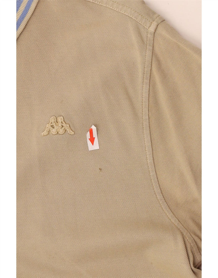 Kappa Herren Poloshirt Mittelbeige Baumwolle