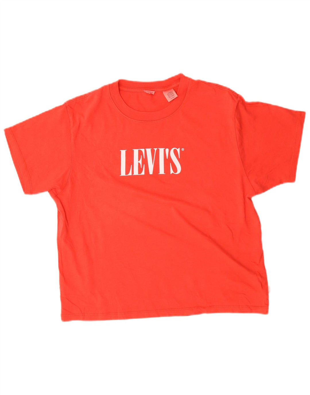 Levi's Damen-T-Shirt in Übergröße mit Grafik, UK 6, XS, Rot