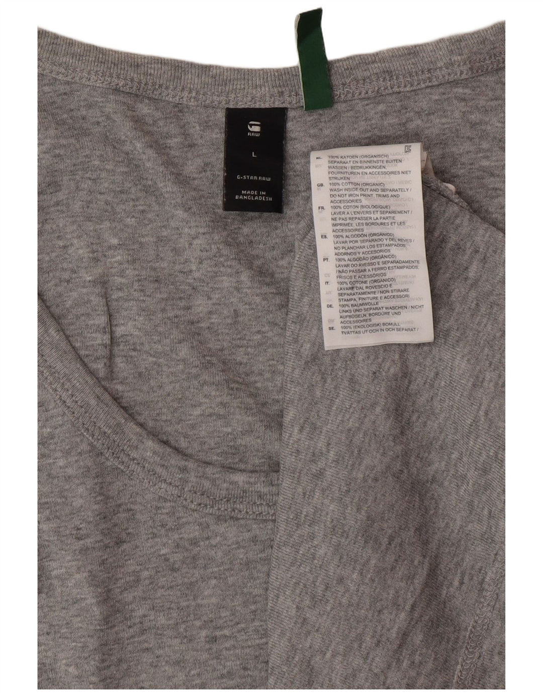 G-STAR Herren-Trägershirt, groß, graue Baumwolle