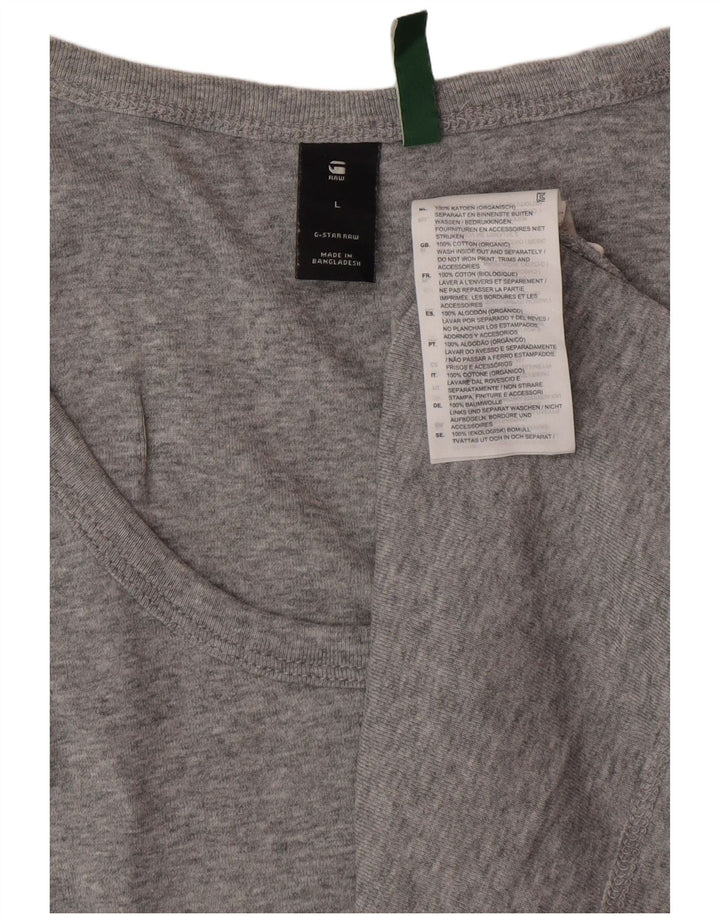 G-STAR Herren-Trägershirt, groß, graue Baumwolle