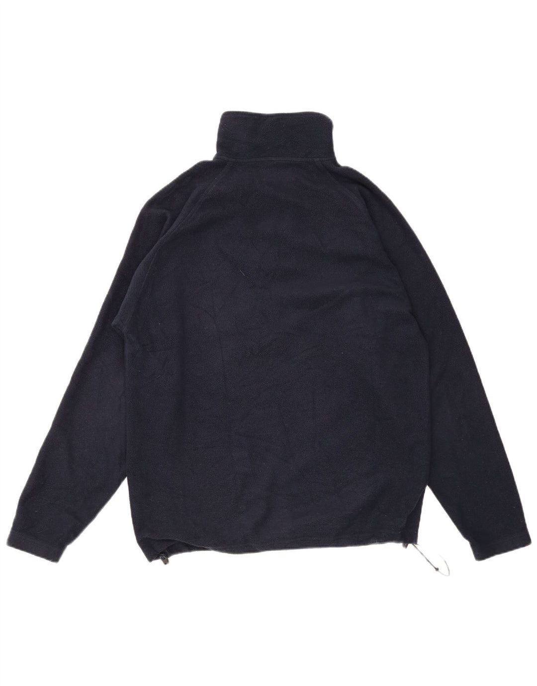 KAPPA Herren-Fleecepullover mit Reißverschluss am Hals, mittelgroß, Marineblau