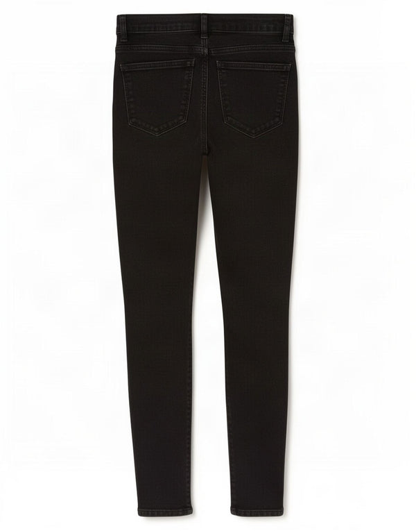 Topshop Damen Joni Skinny Jeans W30 L30 Schwarze Baumwolle