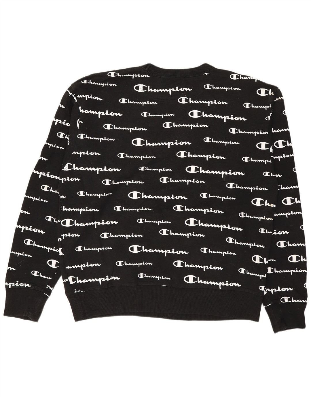 Champion Herren-Sweatshirt mit Grafik, mittelschwarze Baumwolle