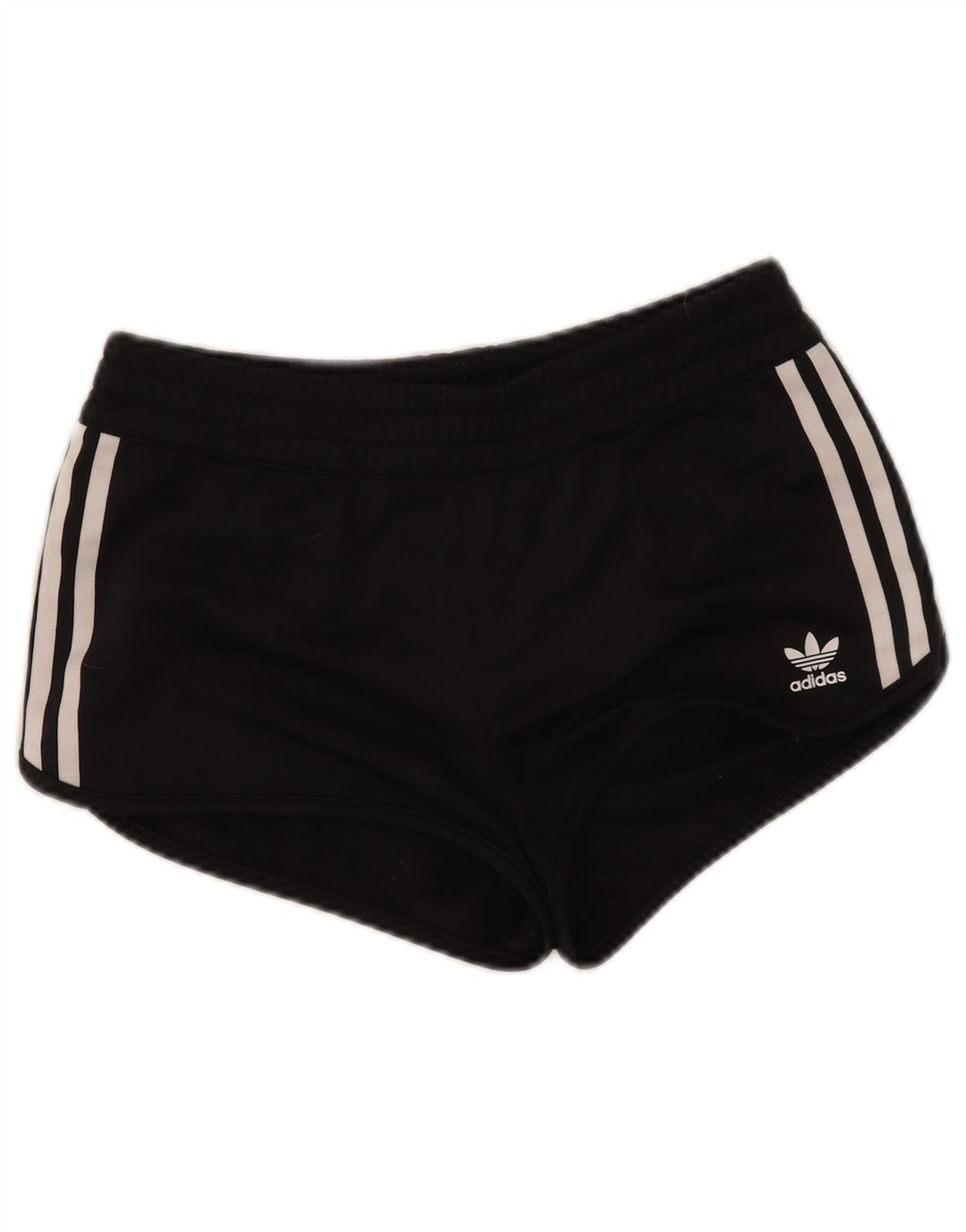 Adidas Damen Sportshorts UK 10 Small Schwarz Polyester