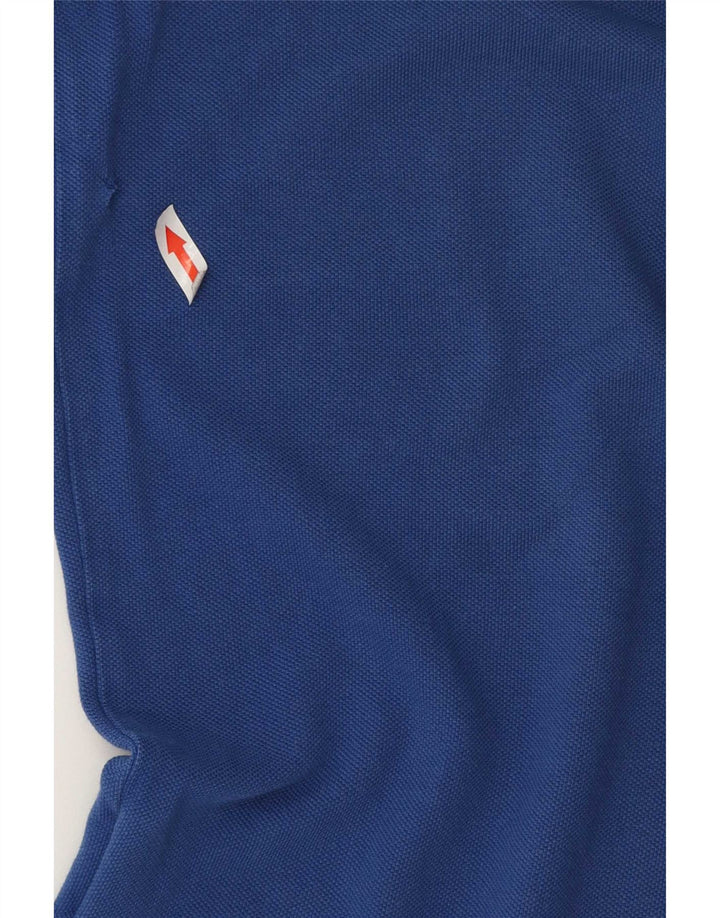 Polo Ralph Lauren Herren-Poloshirt aus mittelblauer Baumwolle