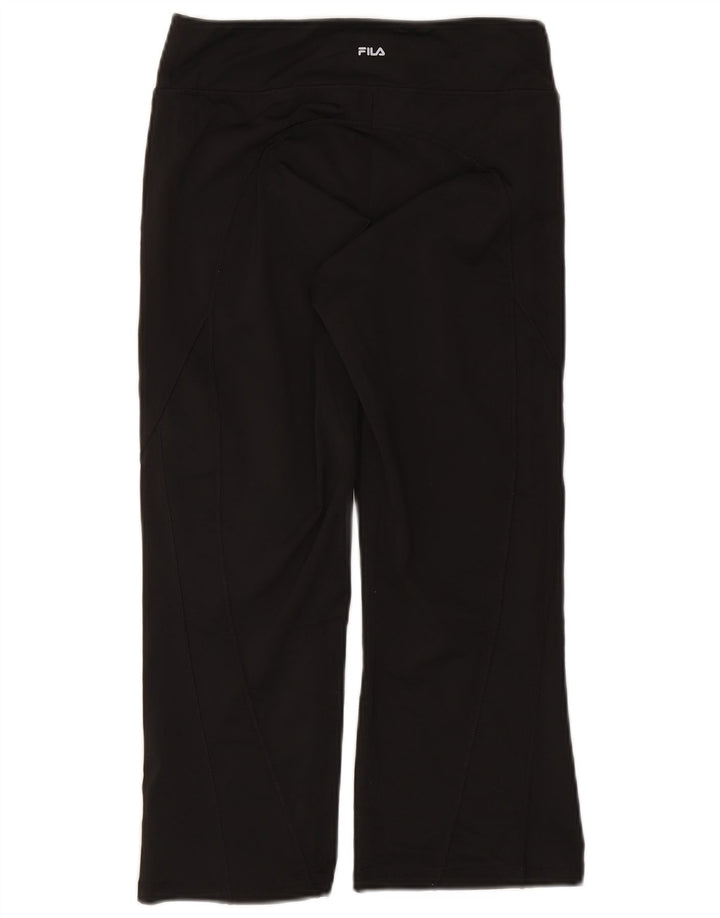 Fila Damen-Trainingshose, UK 12, Mittelschwarz, Polyester
