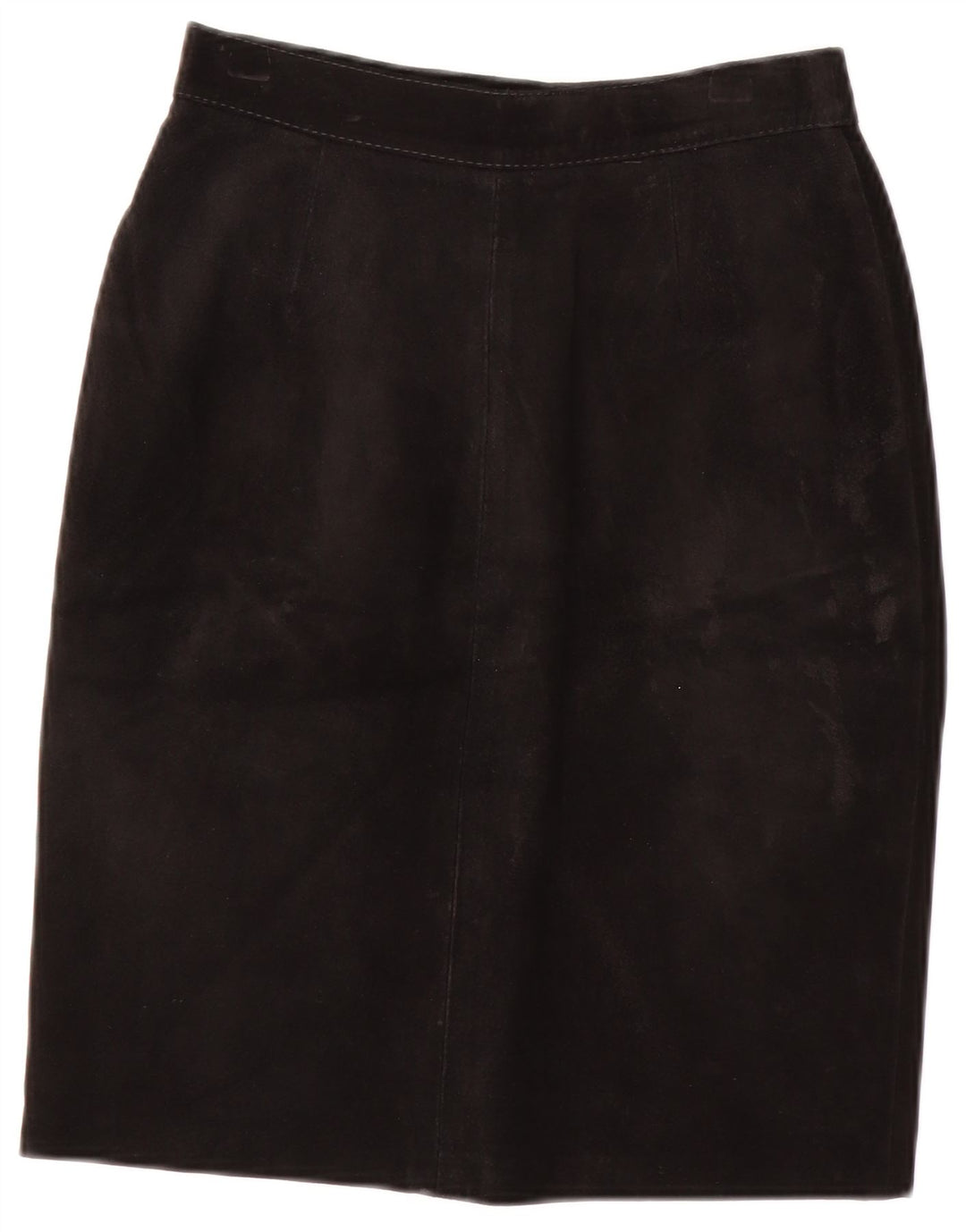 Vintage Damen Wildlederrock IT 40 Small W24 Schwarz