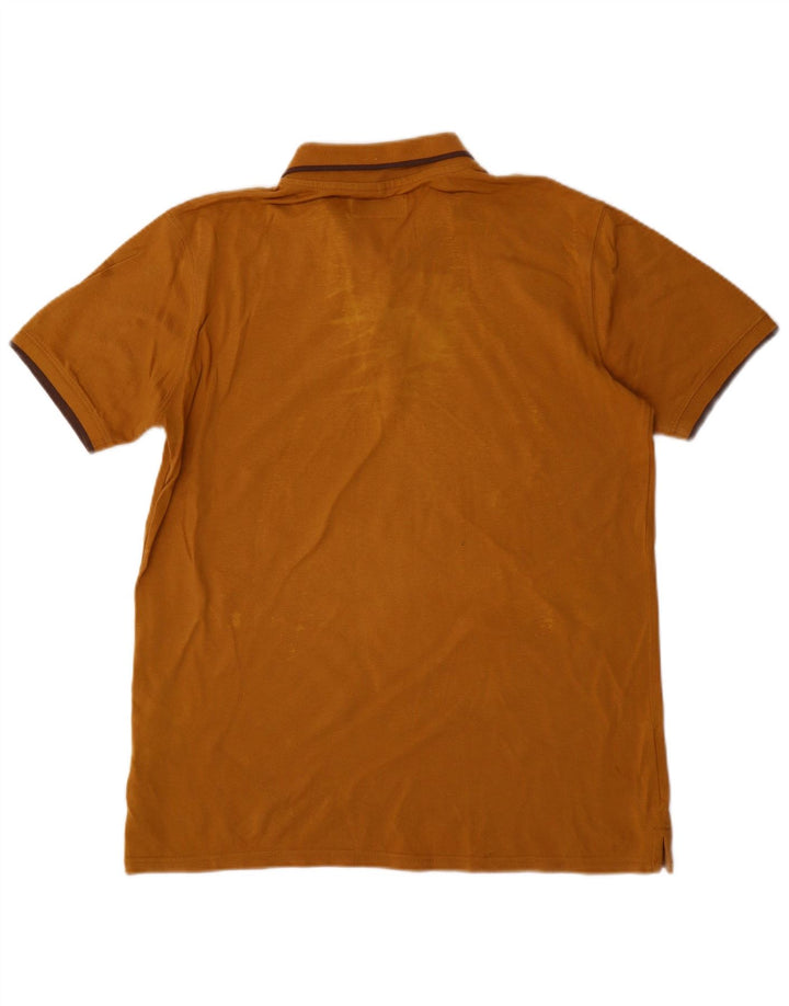 Carrera Herren-Poloshirt mit normaler Passform, große gelbe Baumwolle