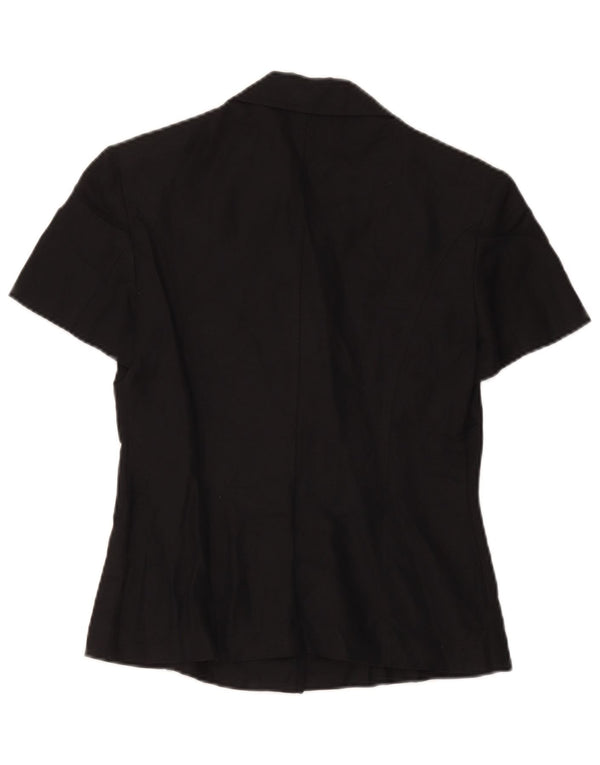 Max & Co. Damen-Blazer mit 3 Knöpfen, kurzärmelig, Gr. 10, Schwarz