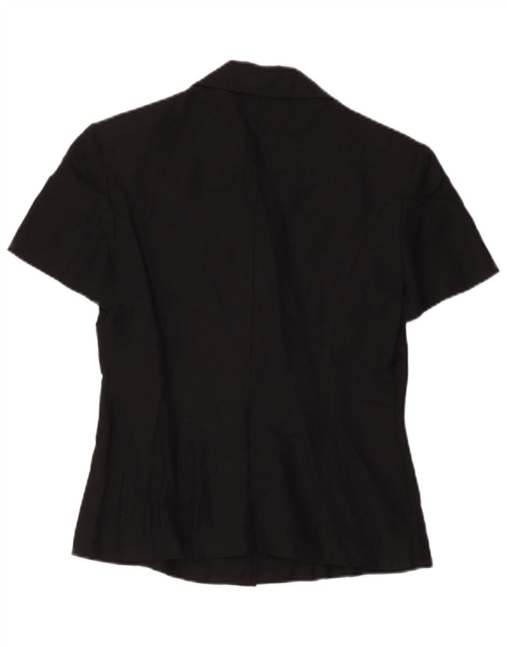 Max & Co. Damen-Blazer mit 3 Knöpfen, kurzärmelig, Gr. 10, Schwarz