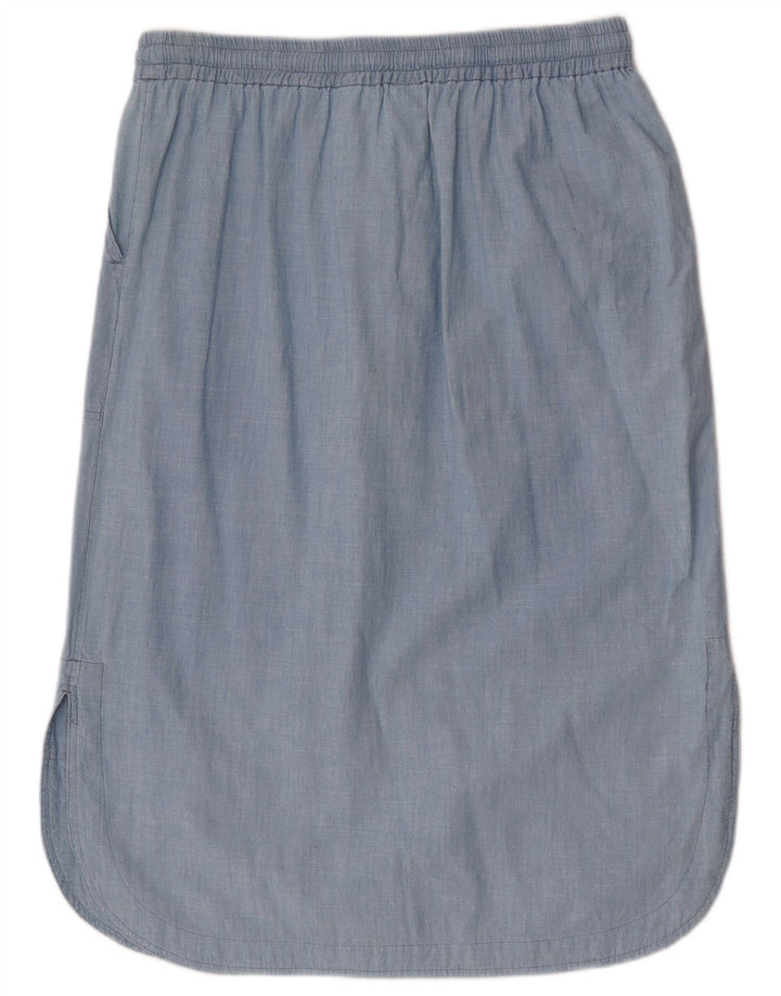 Lloyd's Gerader Damenrock Medium W32 Blaue Baumwolle