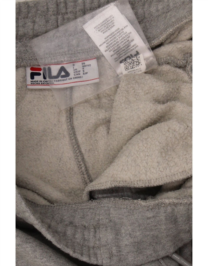 FILA Herren-Trainingshose, Jogginghose, Größe S, graue Baumwolle