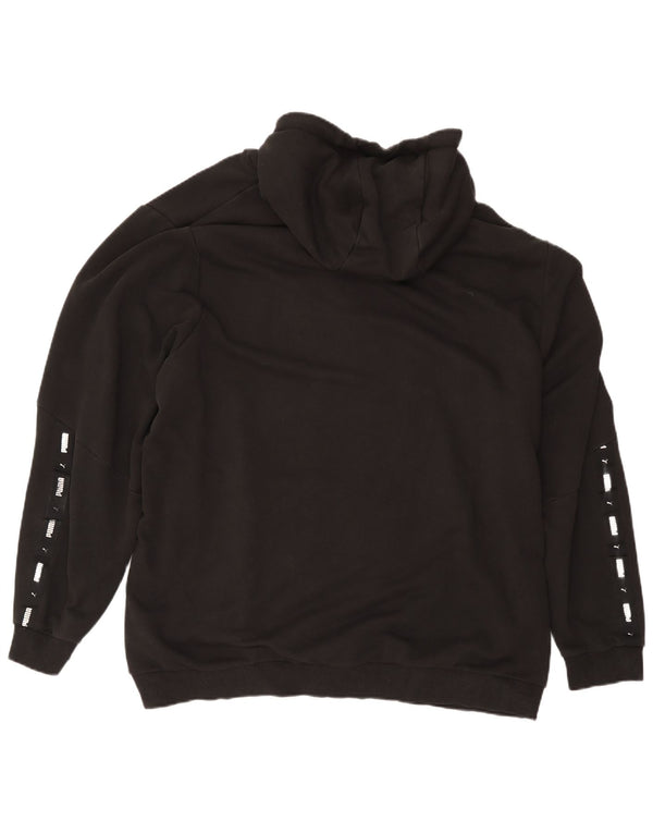 Puma Herren Kapuzenpullover 4XL Schwarz Baumwolle