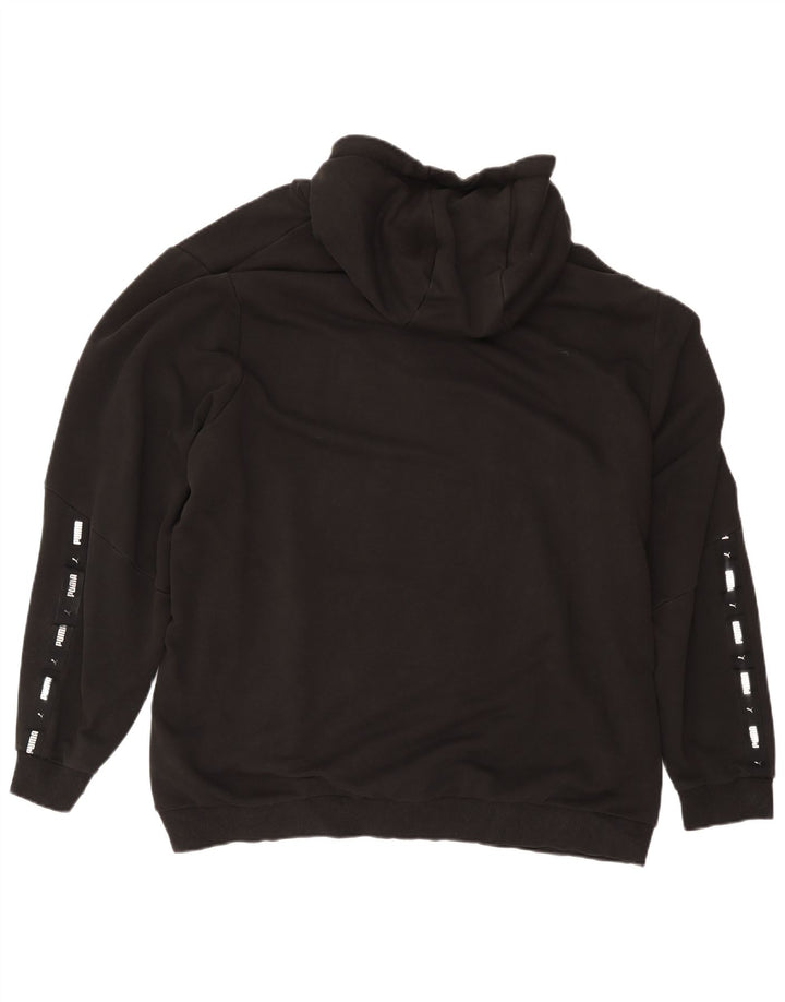 Puma Herren Kapuzenpullover 4XL Schwarz Baumwolle