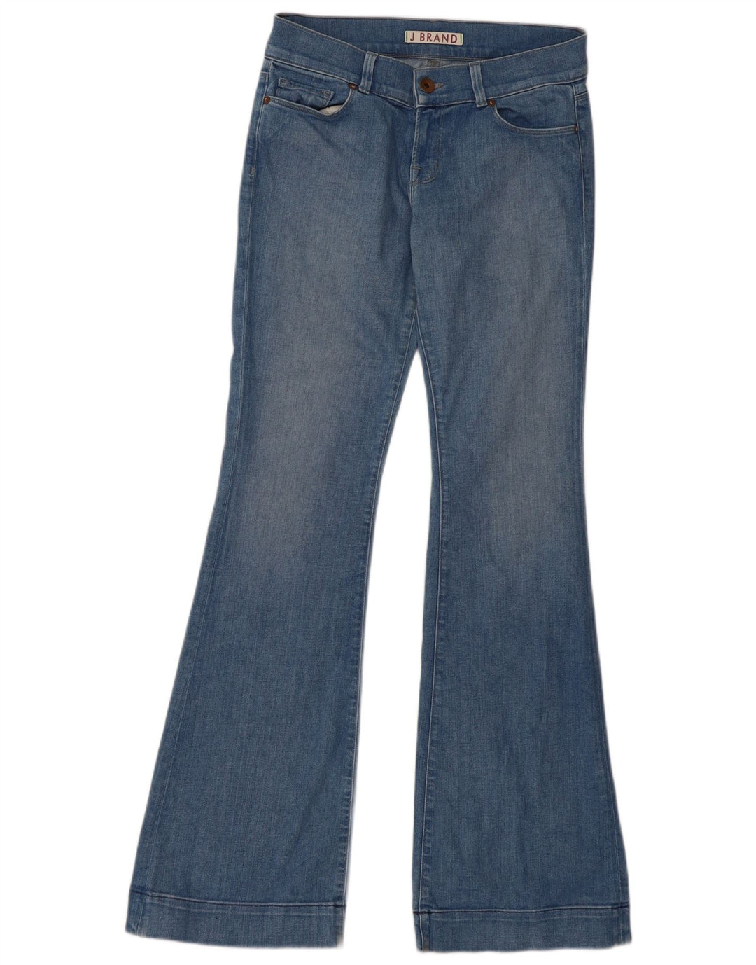 J BRAND Damen Schlagjeans W29 L35 Blaue Baumwolle