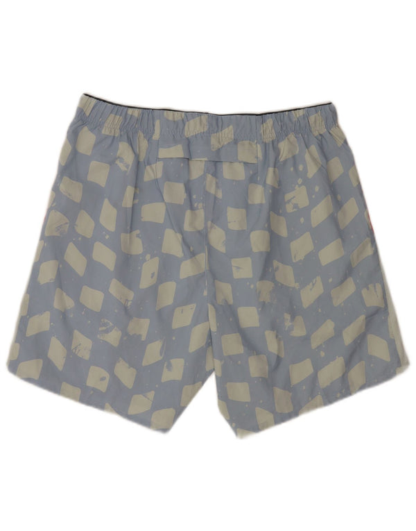 Nike Herren-Sportshorts mit Grafik, normal, groß, blau, geometrisch, Sport