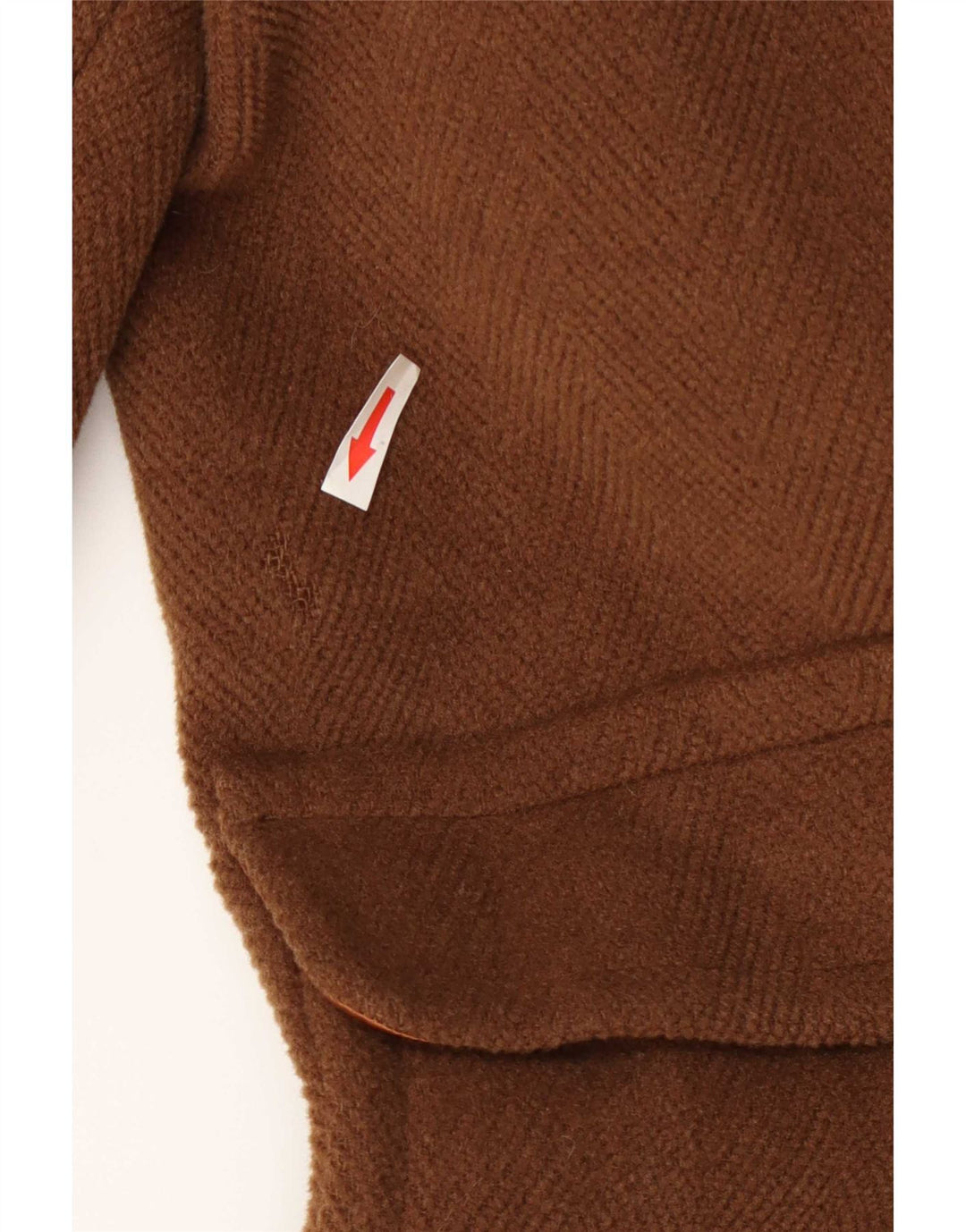 DAKS Herren-Dufflecoat mit Kapuze IT 48 Mittelbraune Wolle