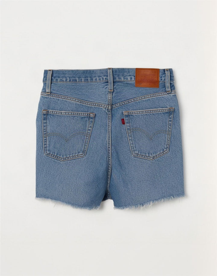 Levi's Damen 501 Denim Shorts W27 Small Blaue Baumwolle