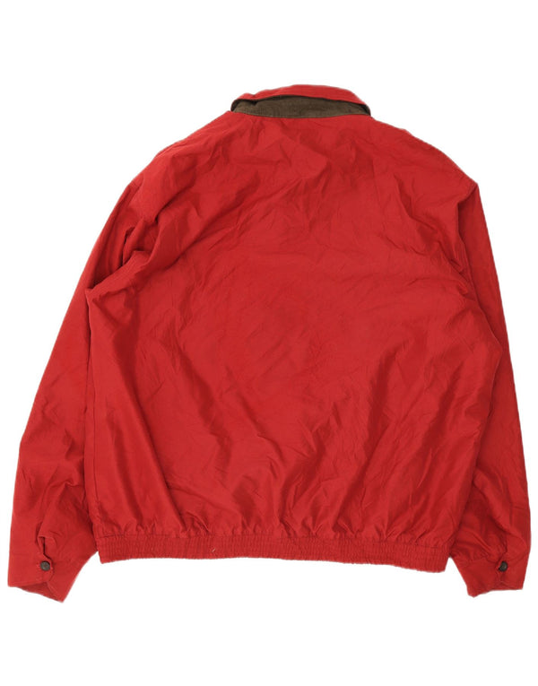 Chaps Herren Bomberjacke UK 42 XL Rot Polyester