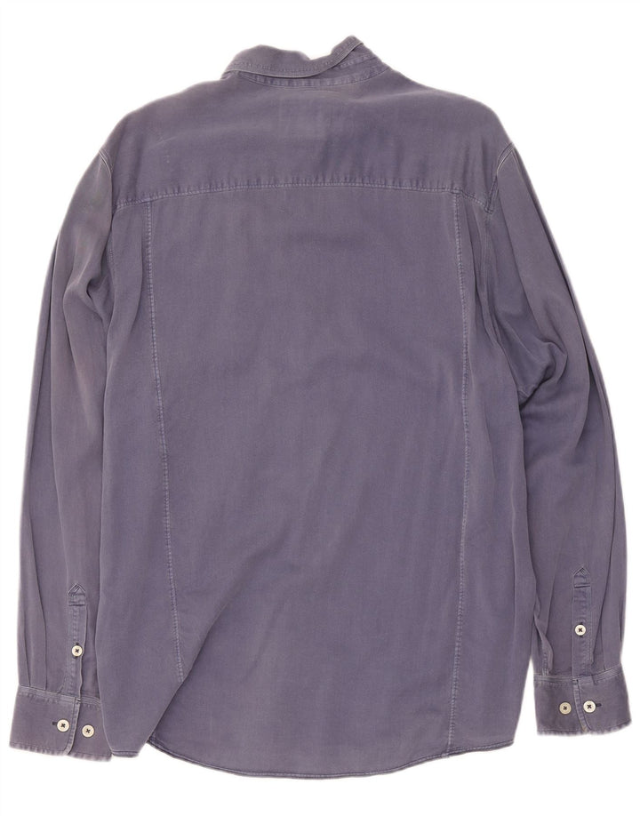 Tommy Bahama Herren-Hemd, groß, marineblau, Baumwolle