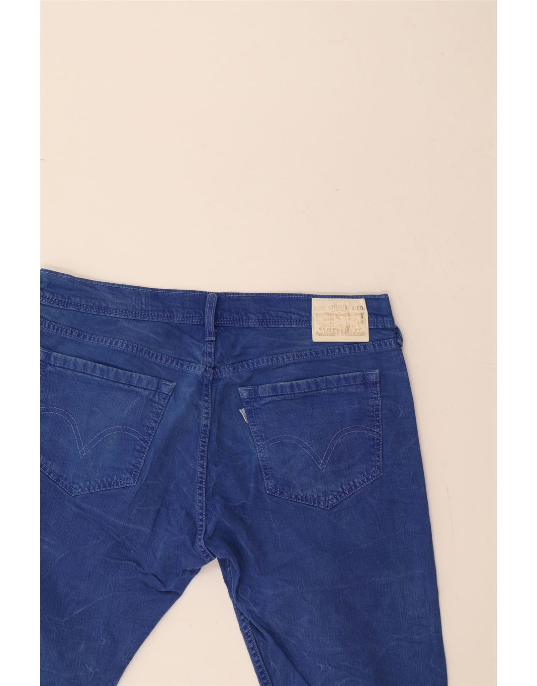 LEVI'S Womens Skinny Jeans W30 L32 Blue Cotton Vintage Levi's and Second-Hand Levi's from Messina Hembry 