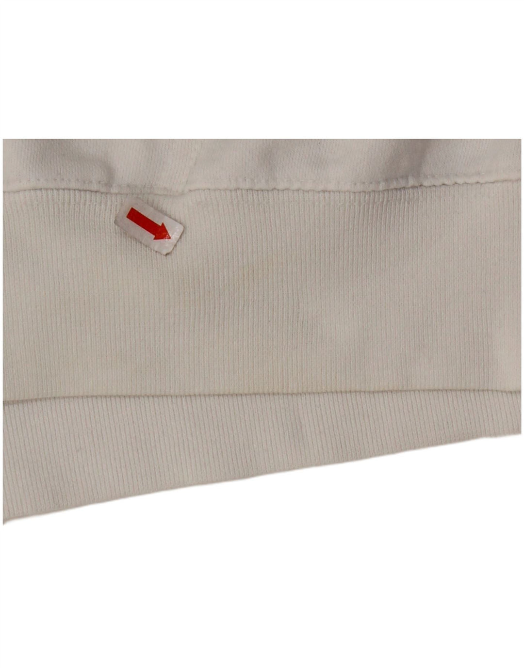 NIKE Herren Kapuzenpullover UK 45/47 XL Weiße Baumwolle