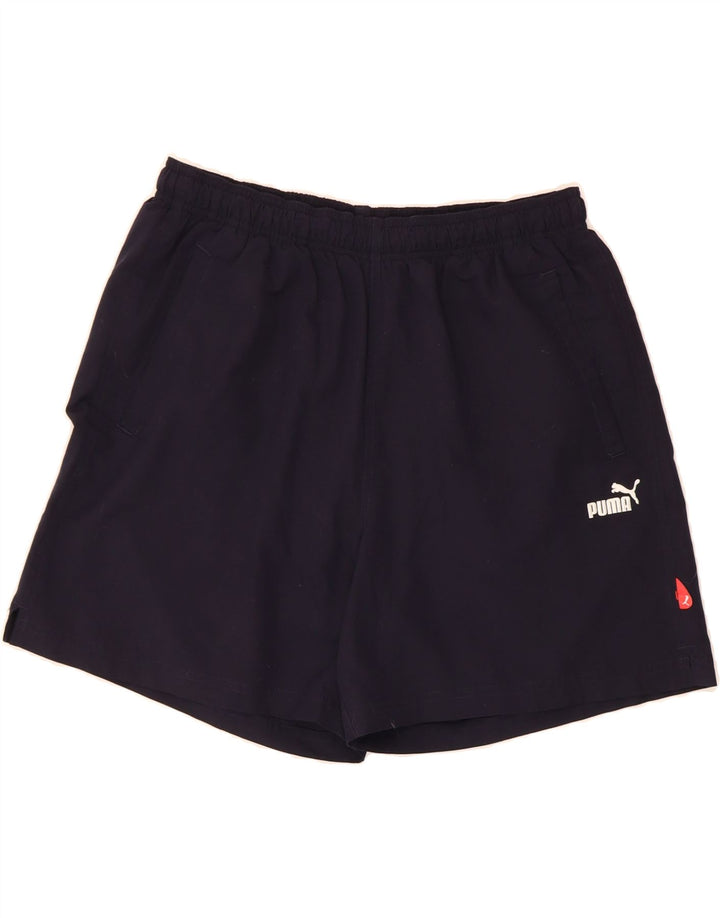 PUMA Mens Sport Shorts XL Navy Blue Vintage Puma and Second-Hand Puma from Messina Hembry 