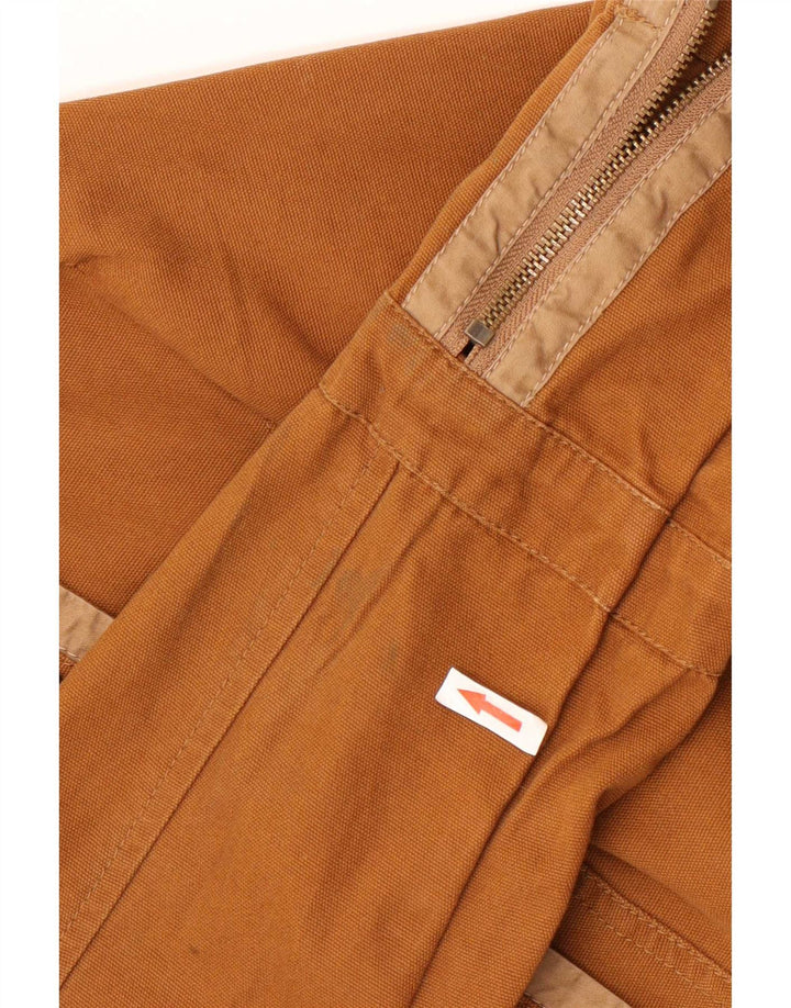Marks & Spencer Damen Militärjacke UK 12 Mittelbraune Baumwolle
