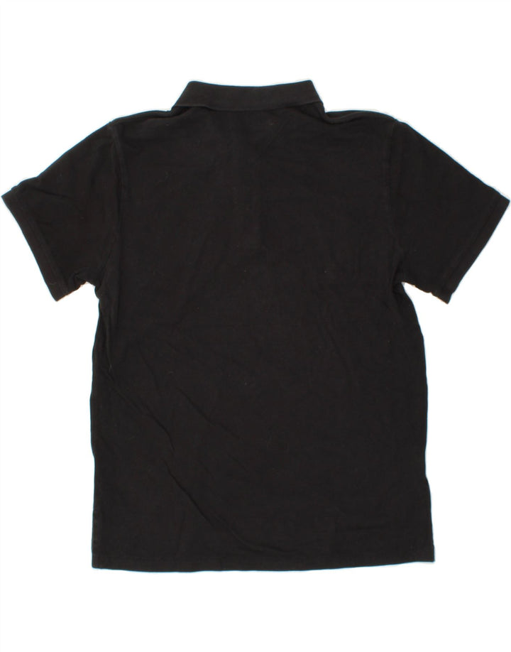 EDDIE BAUER Mens Polo Shirt Large Black Cotton Vintage Eddie Bauer and Second-Hand Eddie Bauer from Messina Hembry 