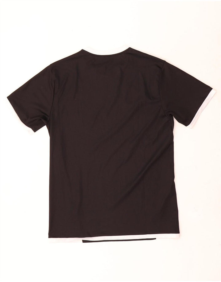 Puma Herren T-Shirt Top Medium Schwarz Colourblock