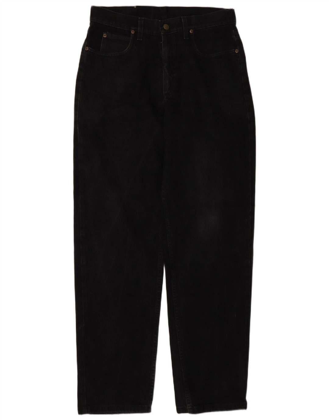 Lee Herren Tapered Jeans W32 L34 Schwarze Baumwolle