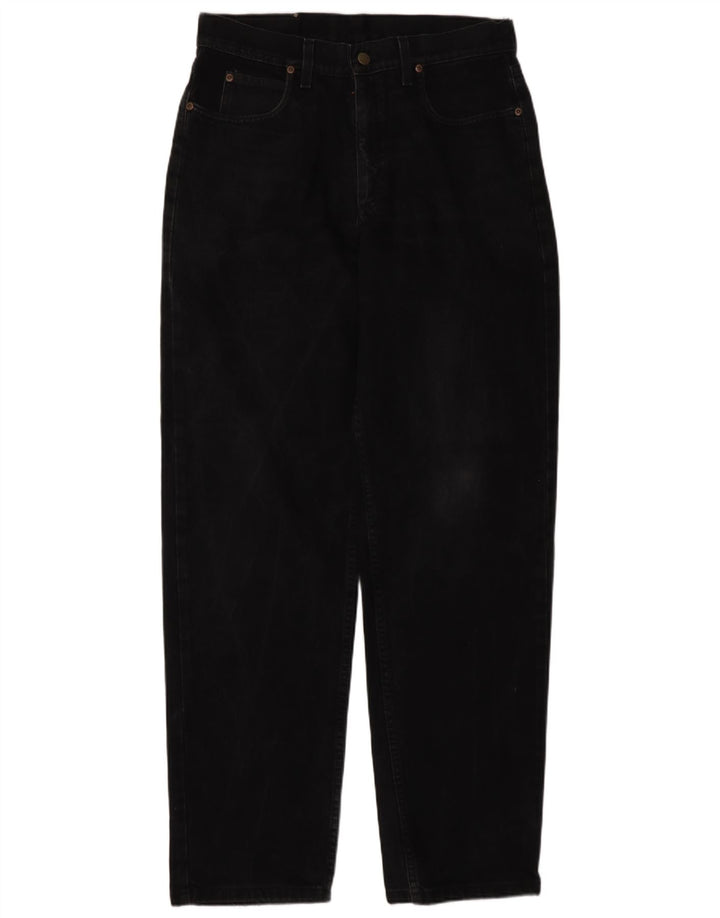 Lee Herren Tapered Jeans W32 L34 Schwarze Baumwolle